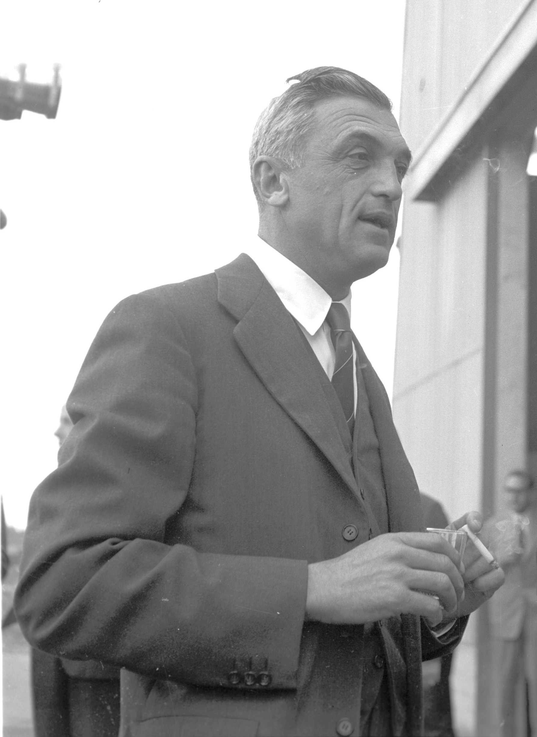 Felix Bloch at CERN, 1955