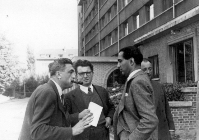 Bloch & Pauli at Solvay Congress (right, slightly hidden), 1948, CERN Copyright