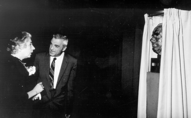 Bloch & Franca Pauli at CERN, April 1960